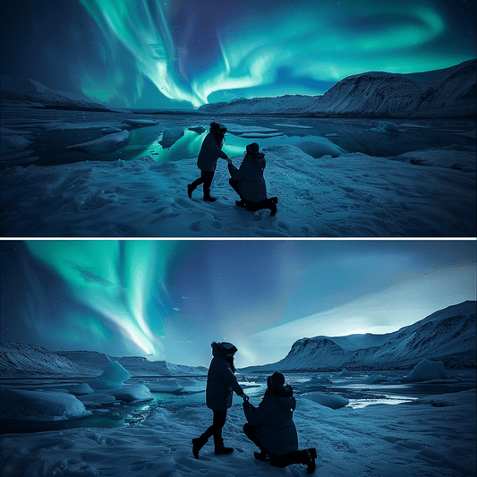 Aurora Promise Engagement Ring: How a Geologist Used Northern Lights Data to Propose