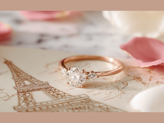 Under Eiffel's Golden Glow: How a Rose Gold Ring Captured Our Infinity