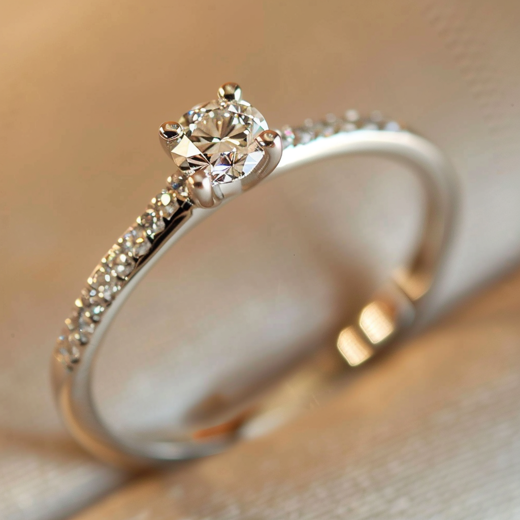 Elegant Love Minimalist Diamond Ring