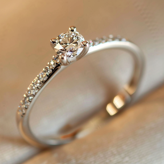 Elegant Love Minimalist Diamond Ring