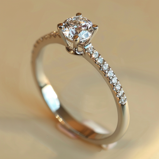 Elegant Love Minimalist Diamond Ring
