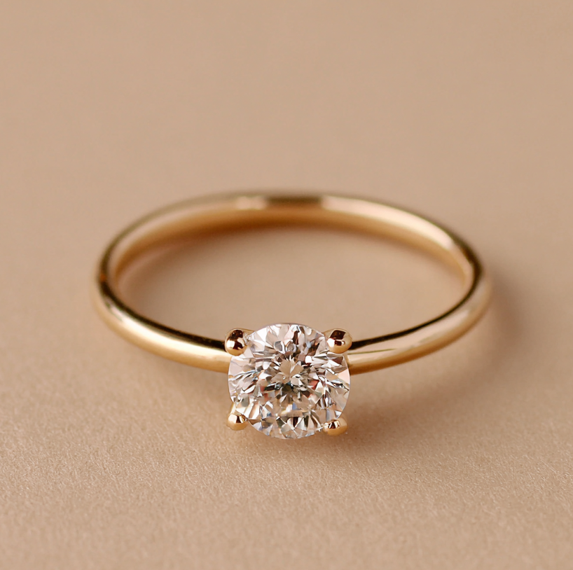 Eternal Promise·Minimalist Engagement Ring