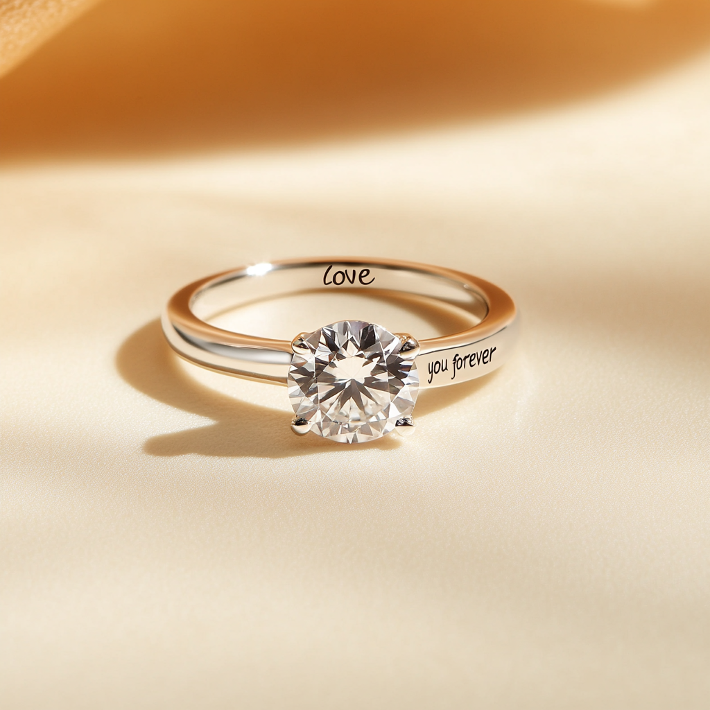 Eternal Love Solitaire Engagement Ring