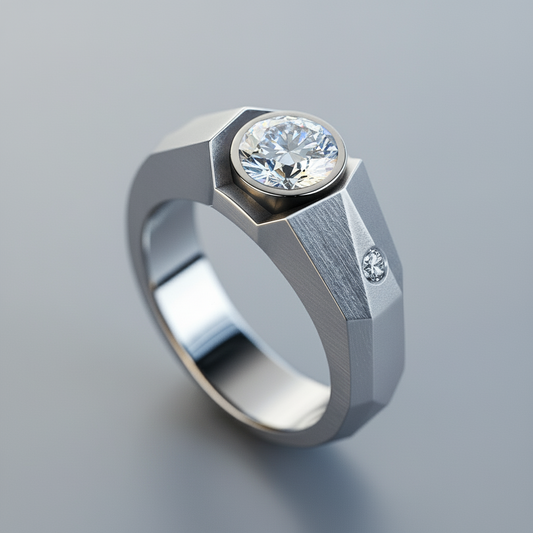 Ace Link Golf Minimalist Solitaire Ringvanguardjewels Ring