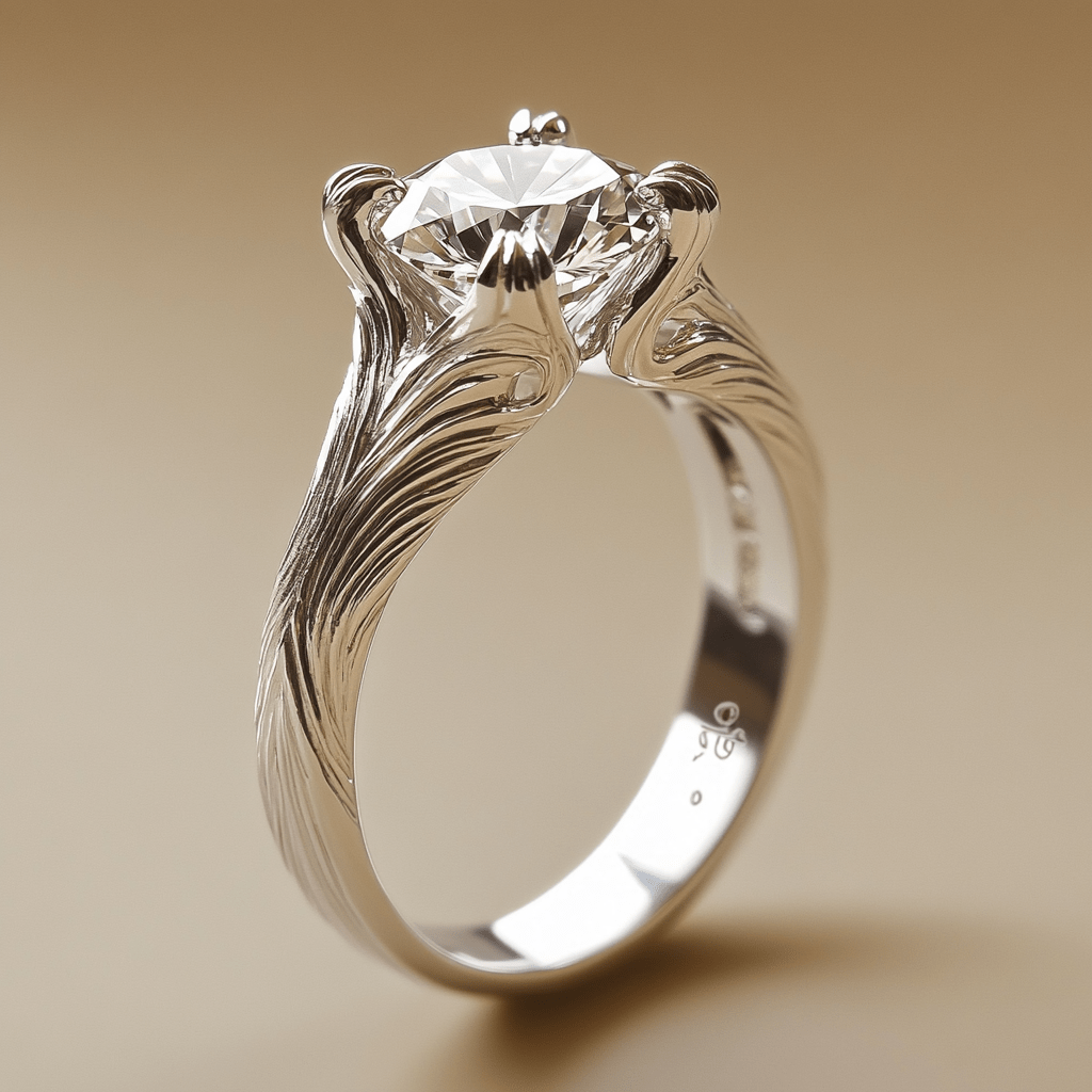 Eternal Rings · Platinum Heart Solitairevanguardjewels Ring
