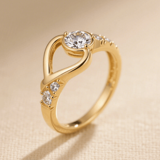 Free Heart Ring - Golden Radiance Collectionvanguardjewels Ring