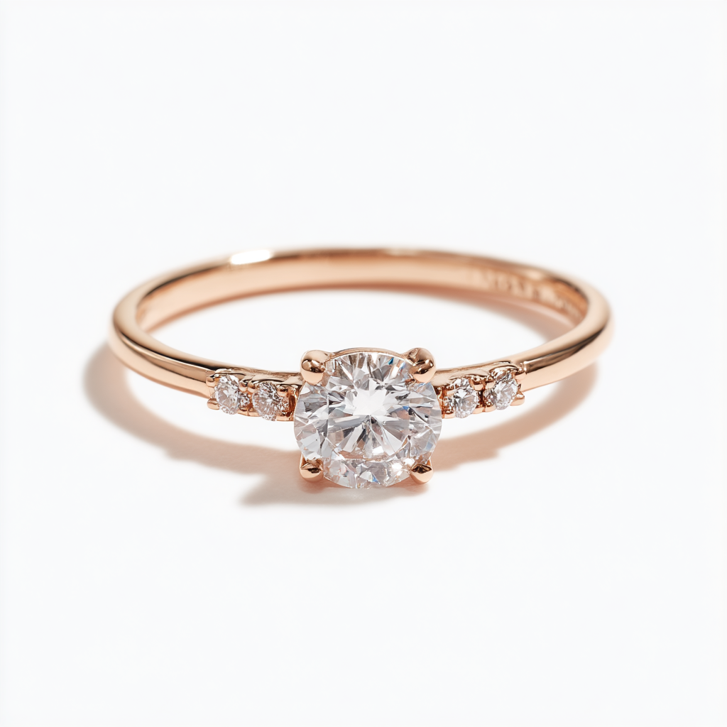 Rose Promise·Glistening Engagement Ring